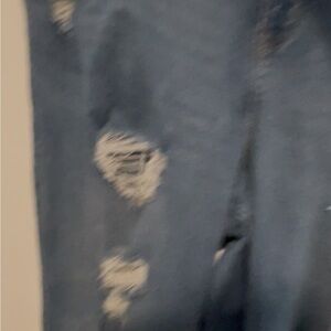 Torrid Women's Distressed Blue Cropped Jeans